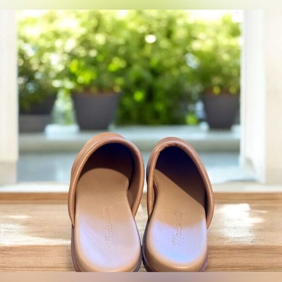 Madewell Louisa Women’s Amber Brown Leather Mule Loafer Flat Size 11 - Picture 11 of 12